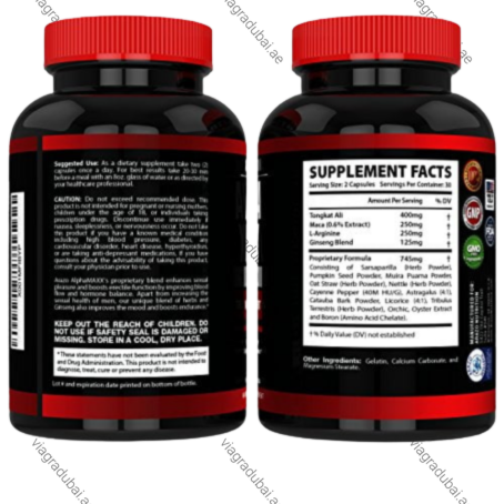 Alpha MAXX Sexual Health Male Enhancement 60 Caps Testosterone Booster - Image 4