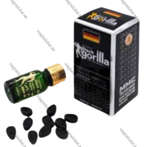 Black Gorilla Male Sex Stimulant Pills green bottle and box - Male performance pills
