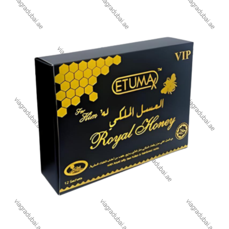 Etumax Royal Honey black and gold box - Male vitality honey