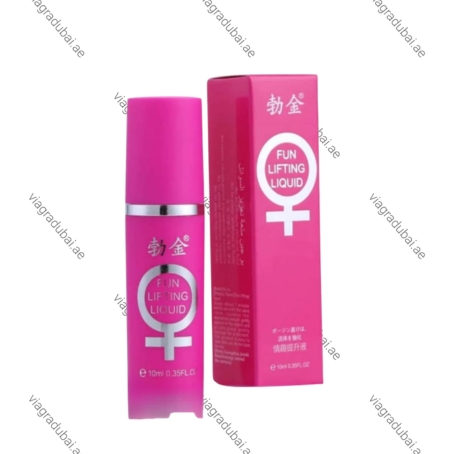 Female Sex Enhance Fluid pink bottle and box - Women arousal liquid