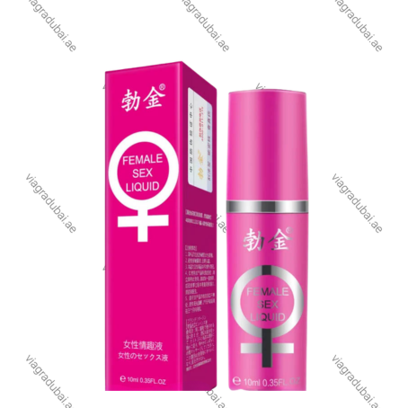 Female Sex Enhance Fluid pink bottle and box - Women arousal liquid