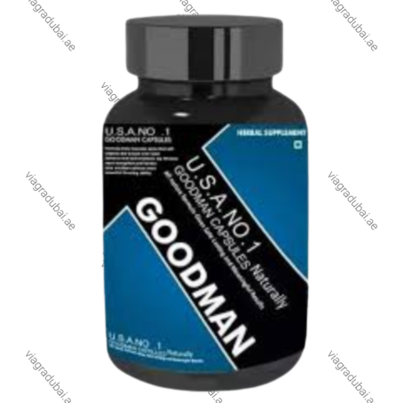 Goodman Capsule blue box and bottle - Male enhancement supplement