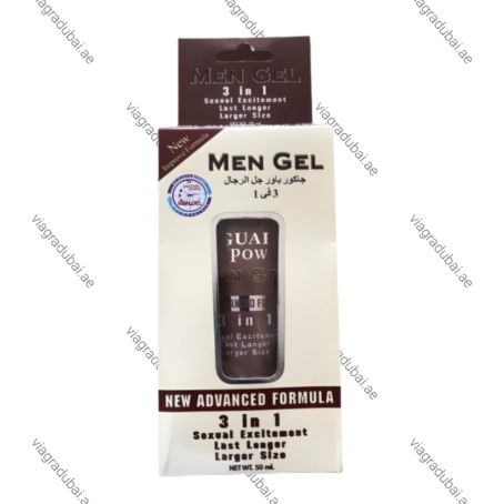 Jaguar Power Men Gel 3 in 1 box - Male sexual enhancement gel