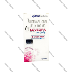 Lovegra Sildenafil Oral Jelly 100mg rose flavor box - Female arousal jelly
