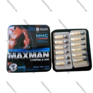 Maxman Power Capsule tin and blister pack - Male stamina supplement