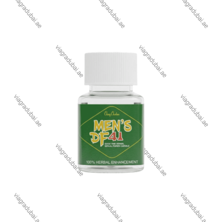 Men’s DF 41 green bottle - Herbal male enhancement supplement