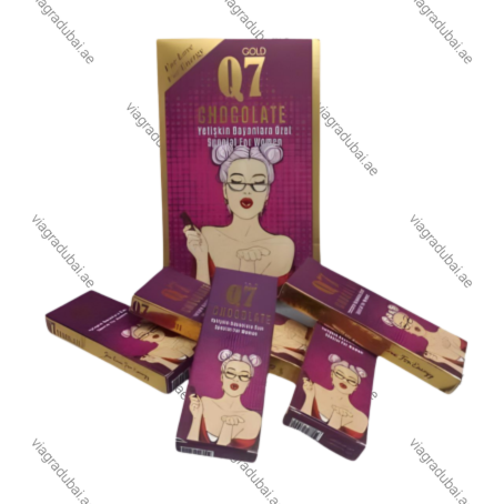 Q7 Chocolate for Women maroon box - Female libido enhancement chocolate