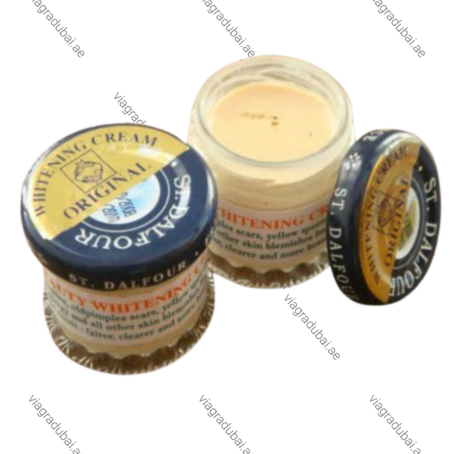 St Dalfour Whitening Cream jar - Anti-wrinkle and skin lightening cream