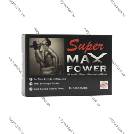 Super MAX Power black box - Sildenafil & Dapoxetine combo capsules