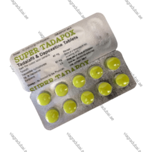 Super Tadapox green tablets blister - Tadalafil & Dapoxetine male enhancement