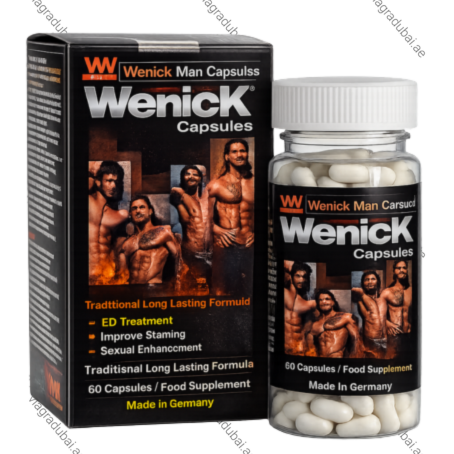 Wenick Man Enlargement Capsules bottle and box - Male enhancement supplement